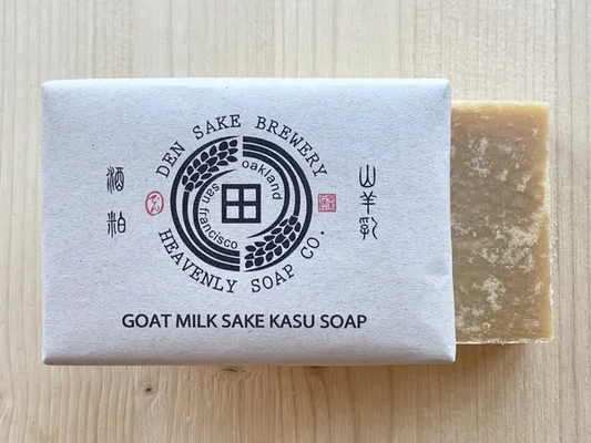 Den Sake Brewery GOAT MILK SAKE KASU SOAP (UNSCENTED)